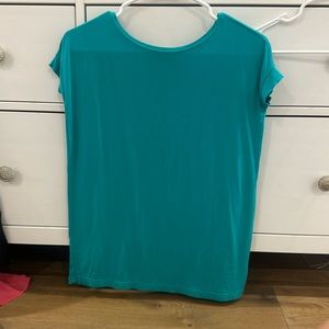 piko girl blueish green shirt, so soft and stretchy